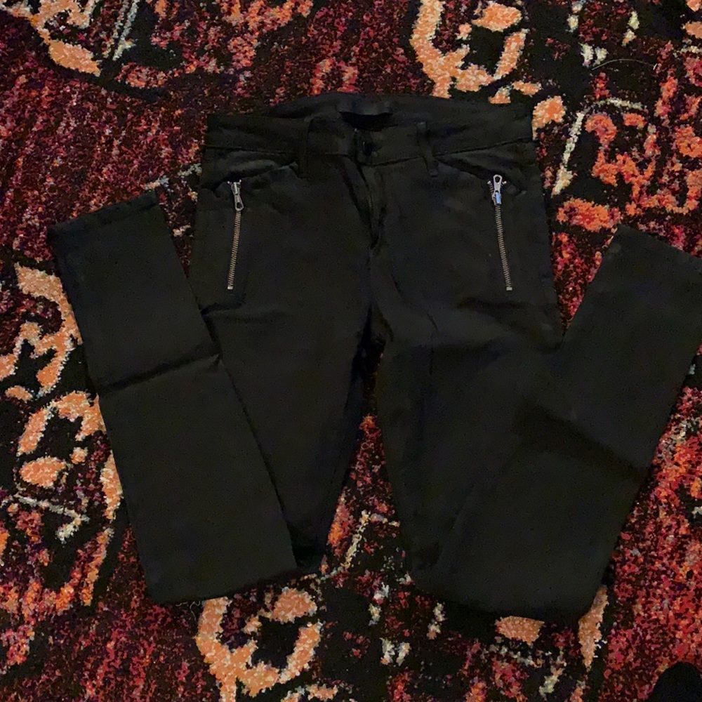 Black Coated Skinny Jean